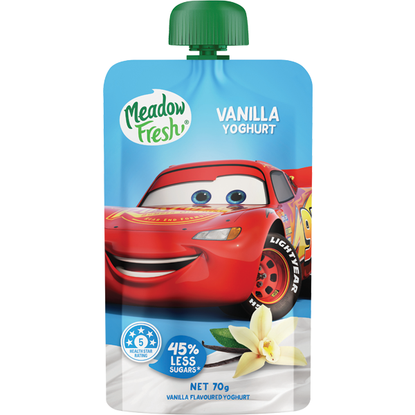Vanilla Yoghurt Pouch Meadow Fresh